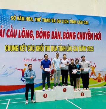 Trường Trung cấp Bách khoa Yên Bái tham gia giải thể thao các khối thi đua tỉnh Lào Cai năm 2025